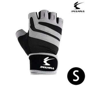 아이워너 트레이닝 글러브 2중 밴드 (그레이) (S)
