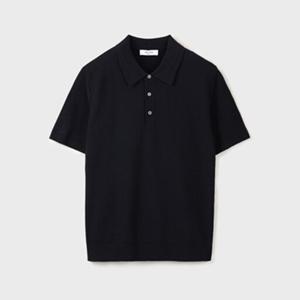 [에디션앤드지]26년SS 코튼 혼방 피케 조직 카라니트 NEG2ET1921