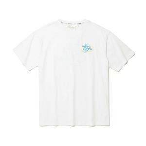 인터크루 유니 디지털로고워터믹스반팔티셔츠 ITA2TR31AWH (화이트)