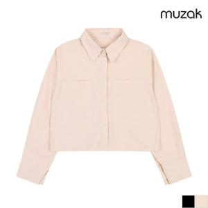 [무자크] 빅포켓 크롭 셔츠 (MN3WBL08)
