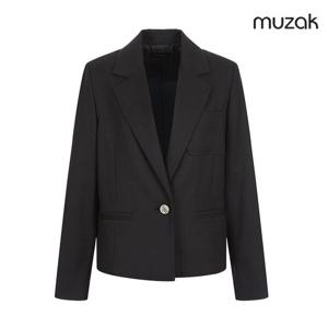 [무자크] 시크블랙 베이직 자켓 (MN3WJK04)