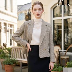 [무자크] 컬러믹스 더블 숏 자켓 (MN3WJK03)