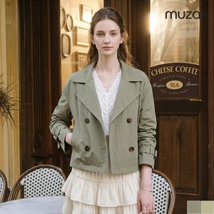 [무자크] 더블 숏 트렌치 자켓 (MN3WJK01)