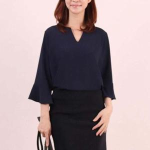 프릴 블라우스 빅사이즈 3076338S 트임