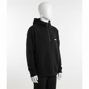 스톤아일랜드 25FW 6100012 오가닉 코튼 플리스 Half 집 Hood 스웨트셔츠 K2S15 S0A20 V0029 하프짚 후드 373357