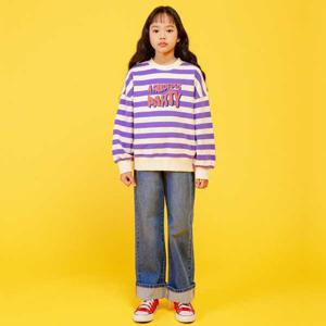 [아이러브제이]B.파티 스트라이프 맨투맨 티 JVSTO36