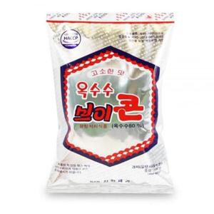 옥수수 고소한맛 브이콘 옥수수스낵 옛날 100g X10개