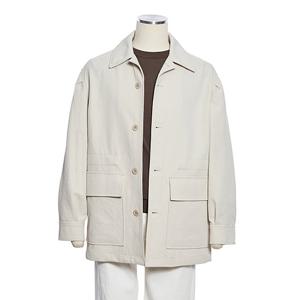 [레노마캐주얼]S/S 간절기 세미오버핏 데님 하프코트 RPIMBHK03A