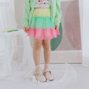 [아이러브제이]오마이 3단 레이스 스커트 JUSSK05