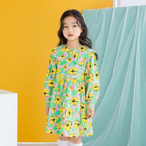 [아이러브제이]샤틴 플라워 카라 원피스 JUSOP19