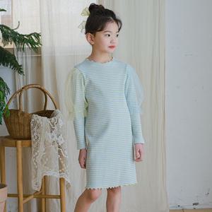 [아이러브제이]솜사탕 퍼프 소매 원피스 JUSOP17