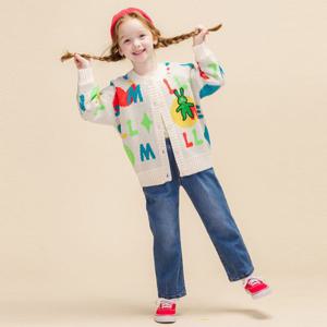 [아이러브제이]M.래빗진주 와펜 니트 가디건 JWSOU41