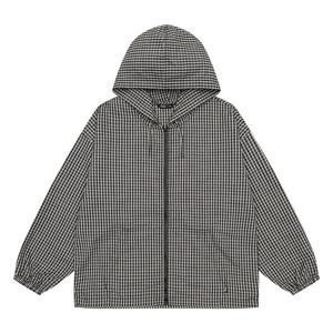 [소이]체크 후드 점퍼 26M5181BK_OD