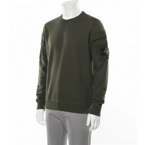 스톤아일랜드 60577 브러쉬드 코튼 플리스 더블 포켓 크루넥 Sweatshirt_레귤러 핏 791560577 V0058 맨투맨_레귤러핏 374387