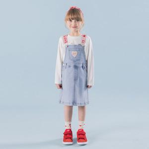 [아이러브제이]러벨 데님 멜빵 원피스 JYSOP17