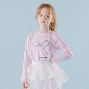 [아이러브제이]어도어 리본 크롭 싱글티 JYSTO05