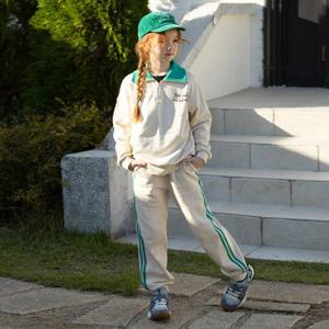 [아이러브제이]O.유메이크 카라 맨투맨 상하 SET PUFSE03