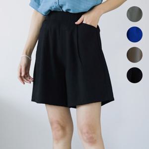 [~2XL] 인견 러프 플레어 하프 밴딩 팬츠 4종 택1