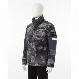 스톤아일랜드 438E1 DISSOLVING GRID 카모 Econyl  Regenerated 나일론 재킷 8015438E1 V0060 디졸빙 그리드 에코닐  리제너레이티드 자켓 374164