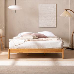 파로마 네오 이즐리 원목 침대 프레임 무헤드 퀸 NES1293