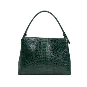[에스콰이아]여성 카이만 악어 토트 크로스백 EHEWHB162GR
