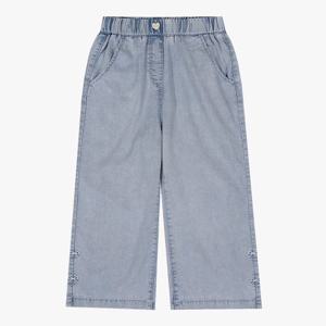 [로엠걸즈(아동)]리본자수 와이드 데님팬츠청바지 RGTJ2631C
