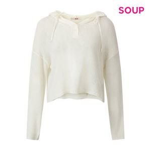SOUP  헨리넥 부클 후드 니트 (S63LK02)