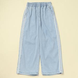 [로엠걸즈(아동)]옆선 레이스 얇은 와이드 데님 RGTJ2552C