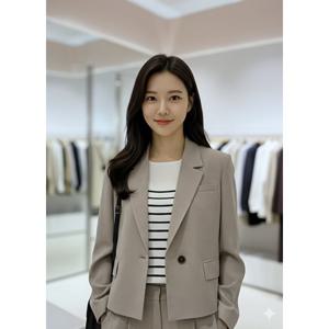 [숲]크롭 테일러드 자켓  SC3TJ303