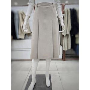 [ab.f.z]앞뒤 맞주름 플레어 미디스커트( AFA5HS01G )_DJ