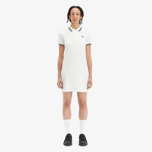 [공식] [Womens] 트윈 팁 프레드페리 드레스 - 스노우 화이트/코트 그린 AFPF251D600-Y73