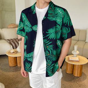 비바럽 / 남자 반팔 셔츠 휴양지 바캉스 비치웨어 NB17180M