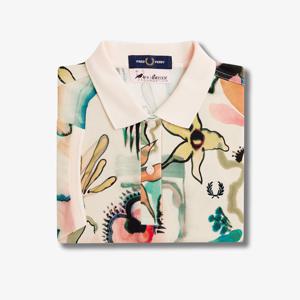 [공식] [Amy Winehouse] 프린트 프레드페리 셔츠 - 실키피치 AFPF2417120-R33