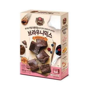 브라우니 진하고 쫀득한 맛이 살아있는 브라우니믹스 320g