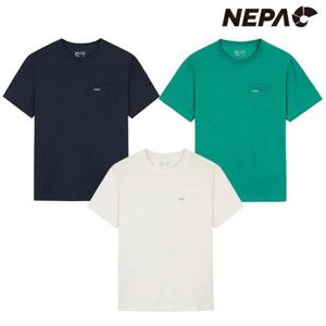 네파 7L35375 남성 로고 포켓 반팔 티셔츠