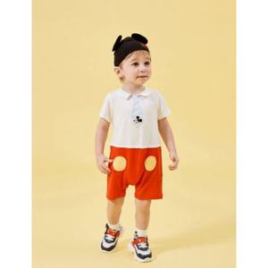 [디즈니베이비]미키넥타이바디수트(모자)(RED)_79S327901