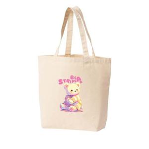 에코백 스트라이프베어 레인보우곰 귀여운곰 푸들곰 토트백