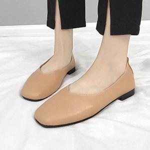 여성여름단화 여자 데일리 플랫 슈즈 캐주얼 단화 직장인 스타일