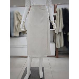 [ab.f.z]뒷밴딩 H라인 랩형 스커트( AFA5HS32G )_DJ