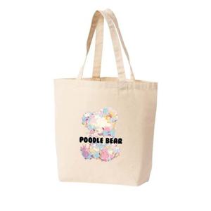 에코백 푸들베어 무지개곰 귀여운곰 멜팅베어 색종이