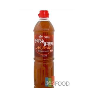 국물내기 이엔 잔치국수 멸치진액 900ml