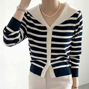 [드넬]세일러카라니트가디건DWC61193A