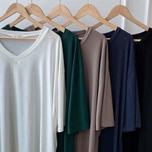 반팔티 쿨 브이넥 빅사이즈 스판 307K097S 빅사이즈미