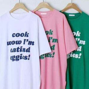 306O402S 의류 프린팅 반팔티 빅사이즈 오버 와우