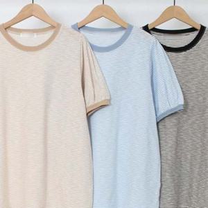 305O301S 여성큰옷 단가라 의류 벌룬 반팔티 빅사이즈