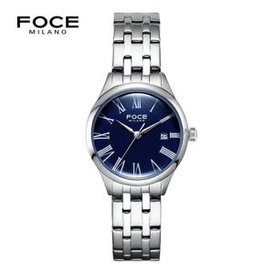 포체밀라노 여성 26mm 데이트 커플 메탈 손목시계 FM7601LM-BU