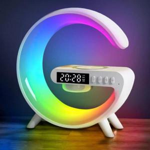 4in1 고속 무선 충전 블루투스 스피커 LED 무드등