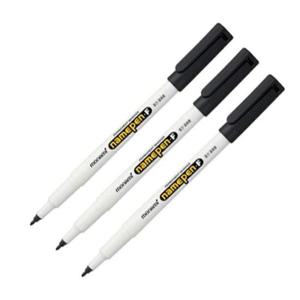 모나미 네임펜 네임펜F 중간 글씨용 검정3P 1세트