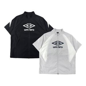 엄브로 더블컷 빅로고 스탠넥 반팔 자켓 라이트 UQ221SJK53