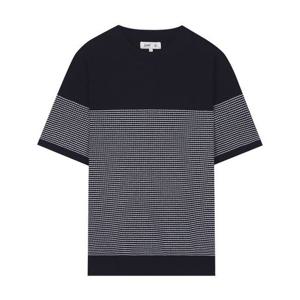 [지이크]배색 와플 라운드 하프 풀오버 (PIUCD8033)